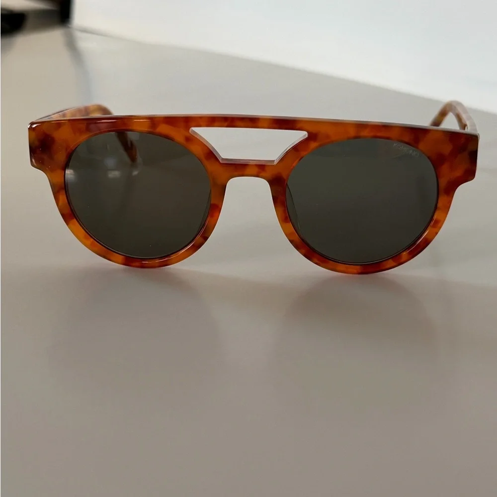 KOMONO Tortoiseshell Sunglasses NEW NWT brown tan Dreyfuss Caramel Demi